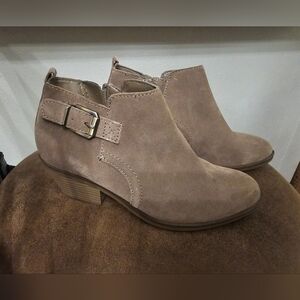 Women's Sonoma Tan Ankle Boots With Buckle Size 7
